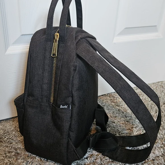 Herschel Supply Company Black Backpack Compact Design - Picture 2 of 5